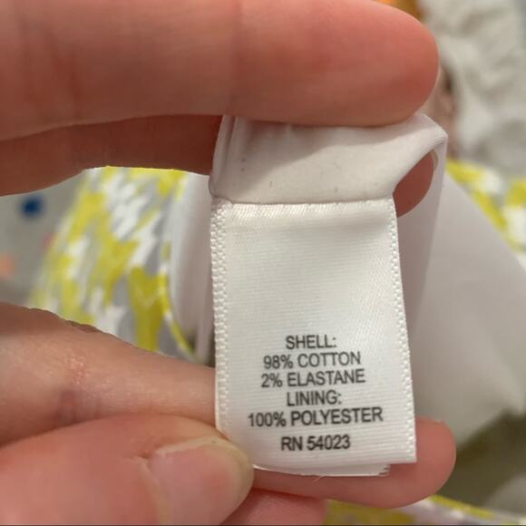 Banana Republic Milly Collection Sunny Geometric Pattern A-Line skirt 2P - Picture 9 of 9